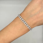 18K White Gold Diamond Bracelet – 4.51CT Diamonds R11250-2 NAEJ