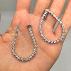 14K White Gold Round Diamond Earrings – 5.20ct DIER0119 NEJJ