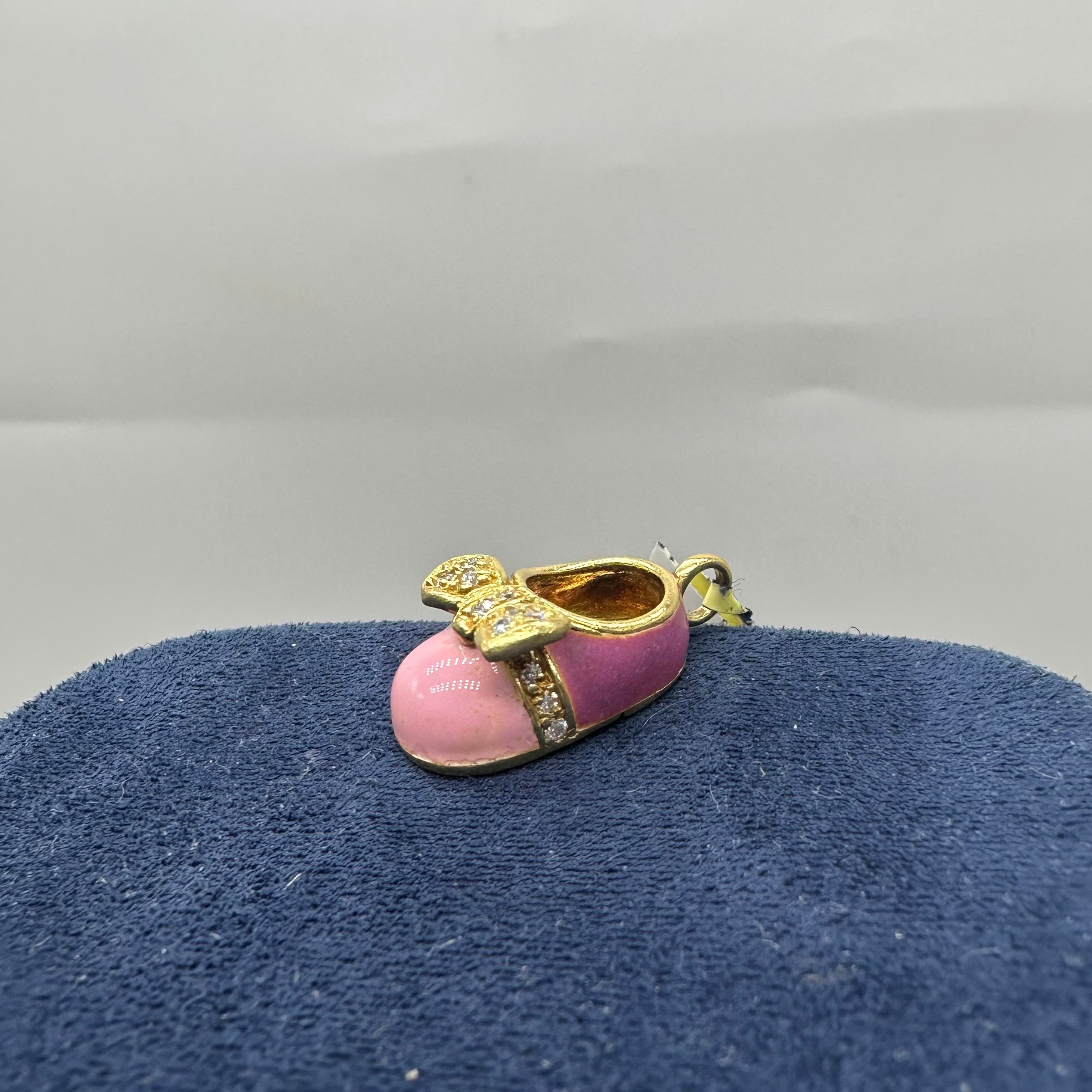14K Yellow Gold Pendant 0.15ct Diamonds DP014 NAJ PINK