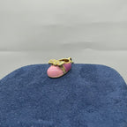 14K Yellow Gold Pendant 0.15ct Diamonds DP014 NAJ PINK