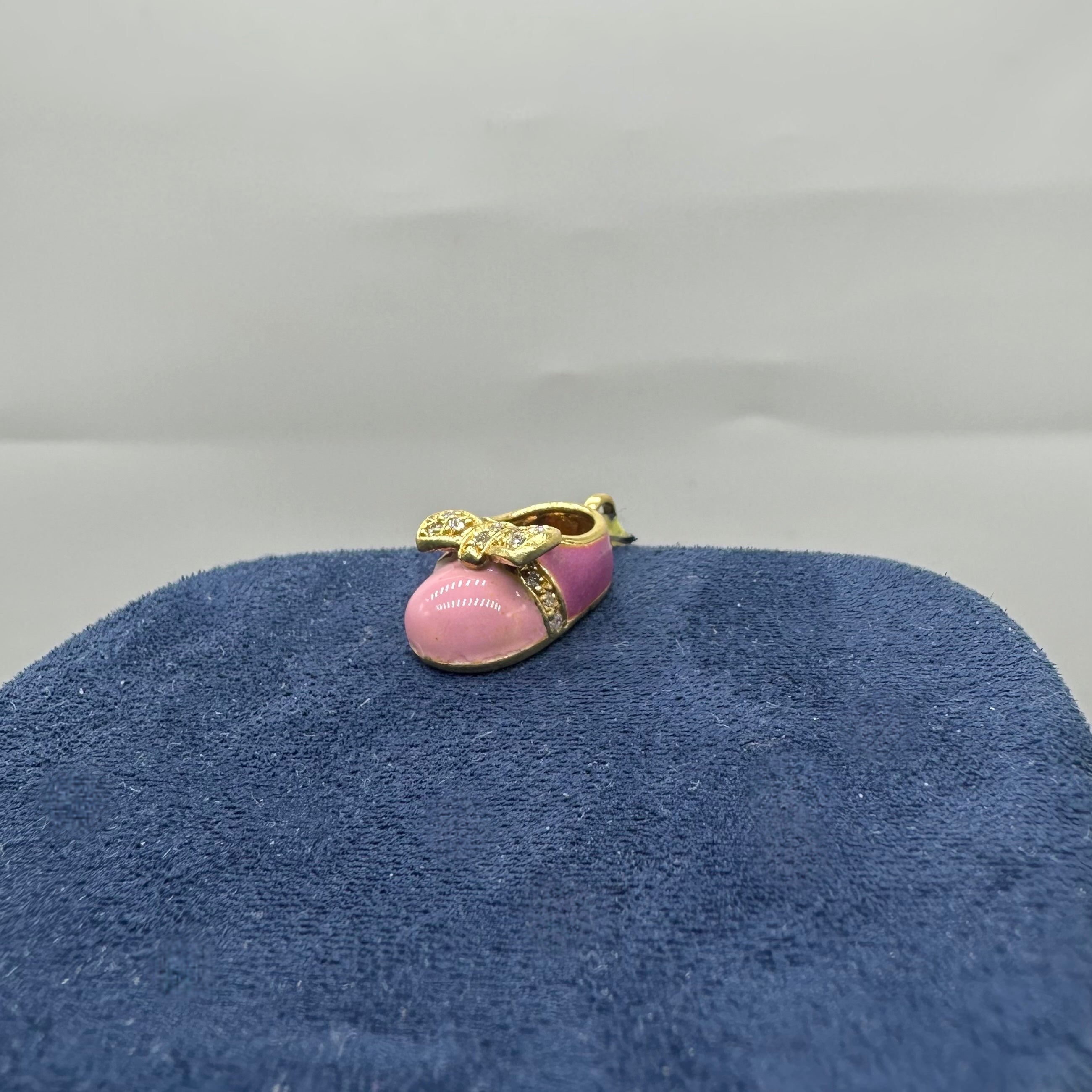 14K Yellow Gold Pendant 0.15ct Diamonds DP014 NAJ PINK