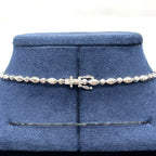 18K White Gold Diamond Necklace – 11.20ct Diamond DN0057 IANJJ
