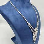 18K White Gold Diamond Necklace – 11.20ct Diamond DN0057 IANJJ