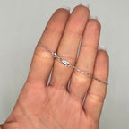 18K White Gold Diamond Necklace – 0.96 CT Diamonds LZT ITJ