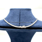 18K White Gold Diamond Statement Necklace – 23.83ct Diamonds DN021 IEJJJ