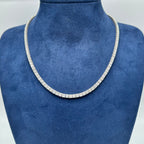 14K White Gold Diamond Tennis Necklace – 12.56 CT Diamonds, 16 Inches PJN5202B-002