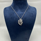 18K White Gold Diamond Pendant Necklace – 2.30 CT Diamonds GZJJ