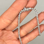 14K White Gold Diamond Tennis Necklace – 9.26 CT Diamonds PJN5287BWG