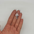 18K White Gold Diamond Pendant – 1.58 CT Total Diamonds P0359