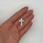 18K White Gold Diamond Pendant – 1.58 CT Total Diamonds P0359