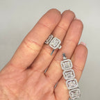 18K White Gold Diamond Bracelet – 8.61 CT DB0035 SNJJ
