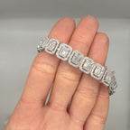 18K White Gold Diamond Bracelet – 8.61 CT DB0035 SNJJ