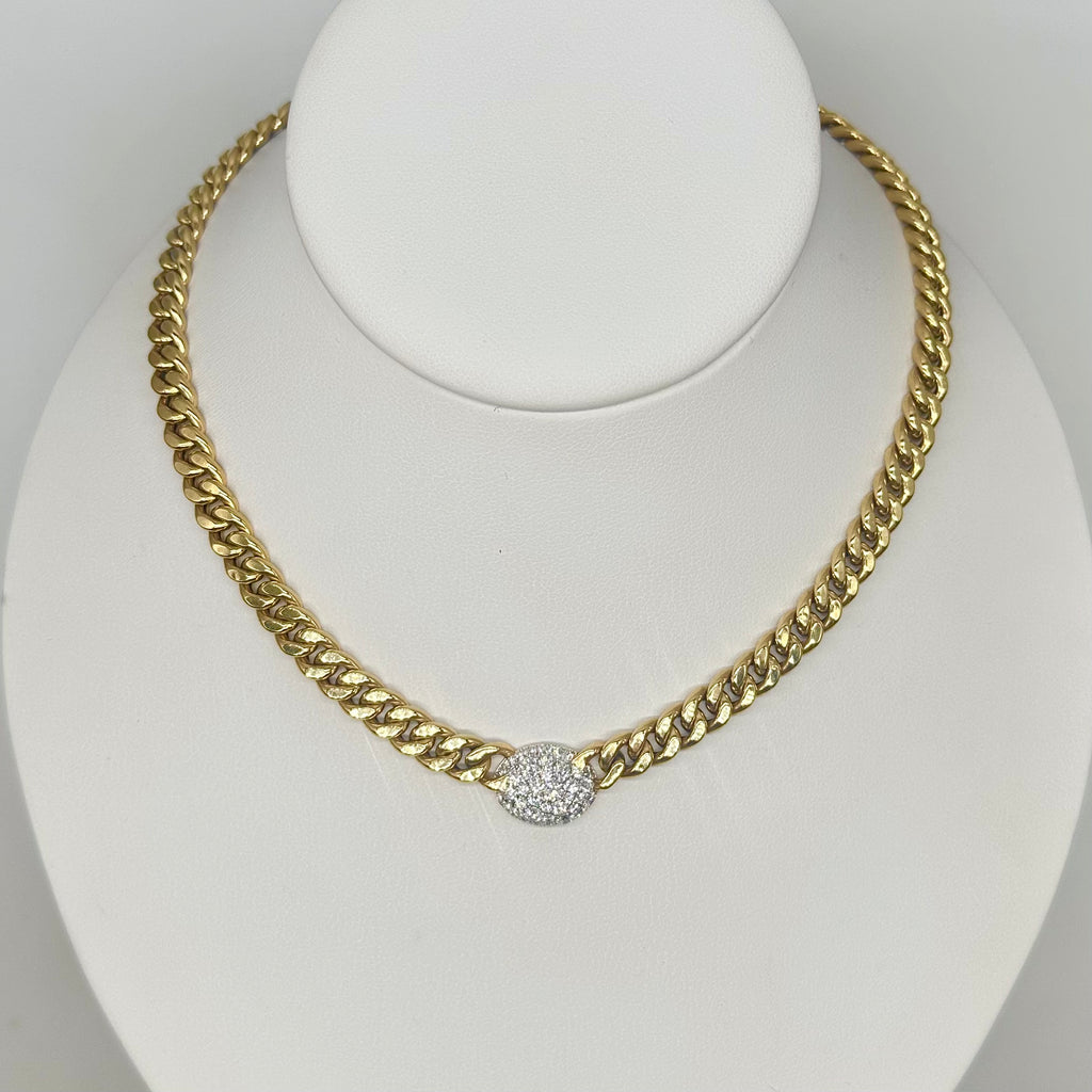 14K Yellow Gold Diamond Necklace – 1.48ct Diamonds | 15” + 2” Extension KVN00249-001