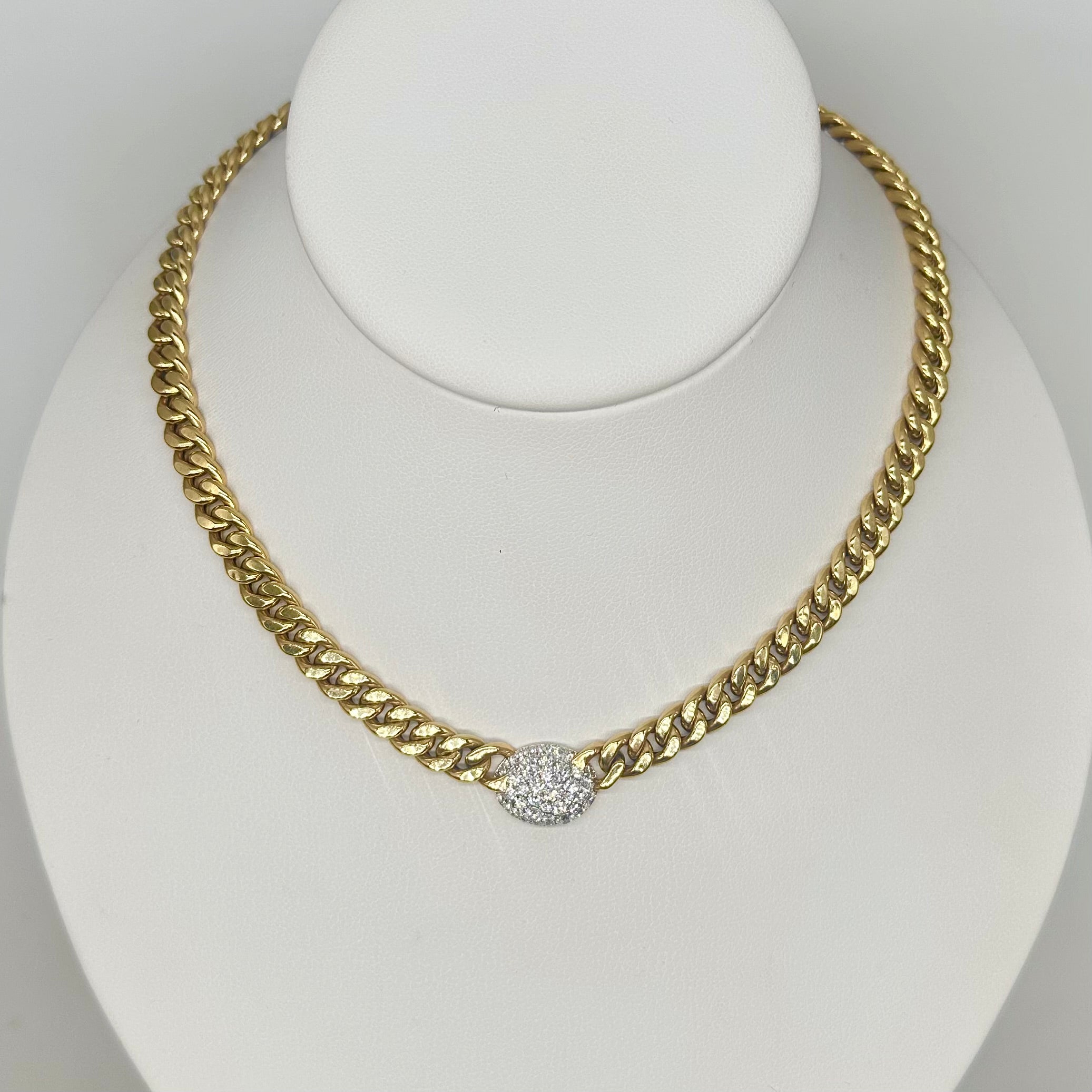 14K Yellow Gold Diamond Necklace – 1.48ct Diamonds | 15” + 2” Extension KVN00249-001