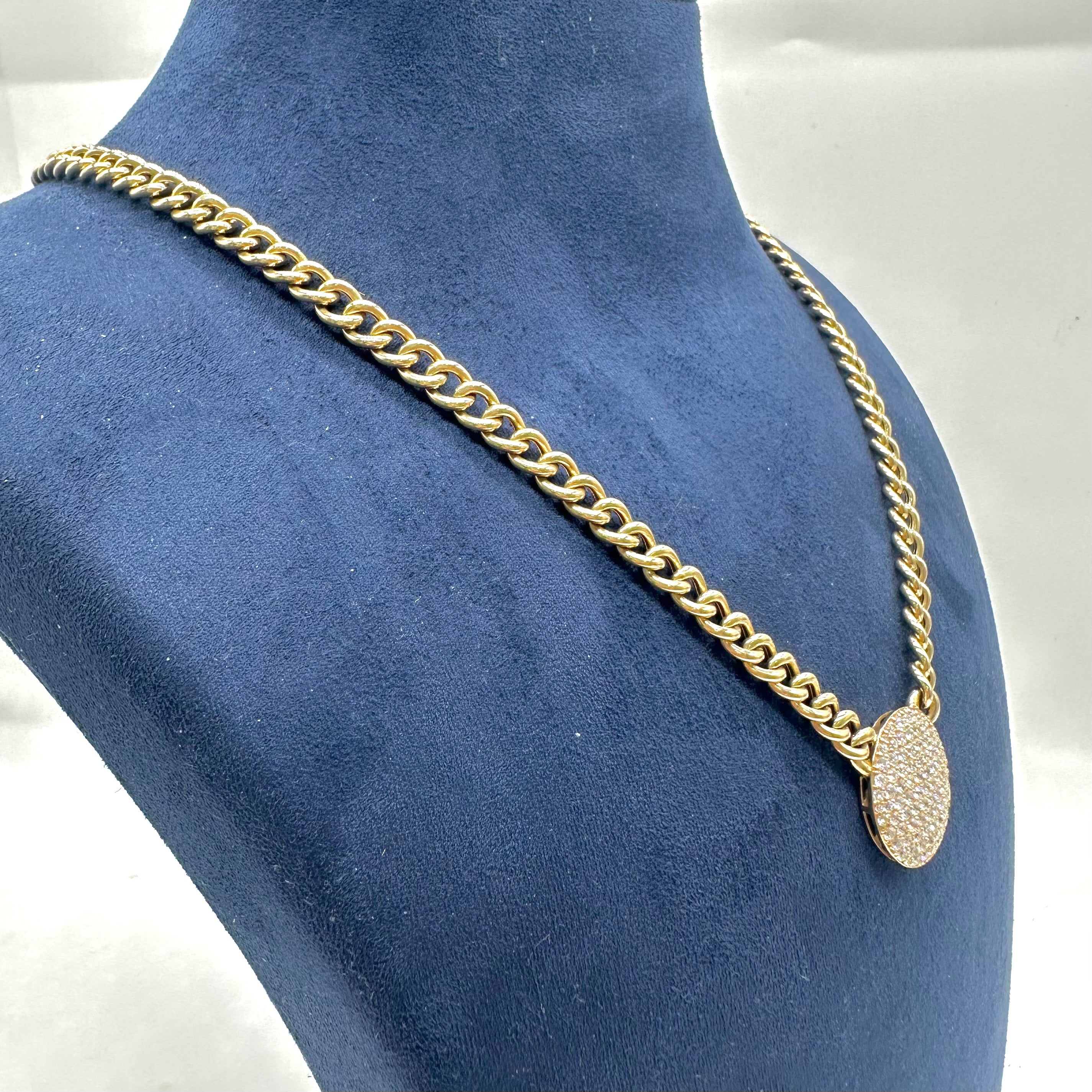 14K Yellow Gold Diamond Necklace – 2.03 CTW Natural Diamonds | 18 Inches PJN6063-002