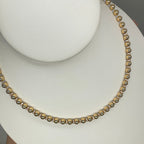 14K Yellow Gold Diamond Necklace – 1.54ct Natural Diamonds KVN00343-001