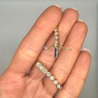 14K Yellow Gold Diamond Bezel Set Tennis Necklace – 9.28 CT