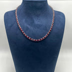 14K White Gold 31.00ct Oval Ruby & 0.55ct Diamond Necklace – 16.5” RDN018 GGTJ