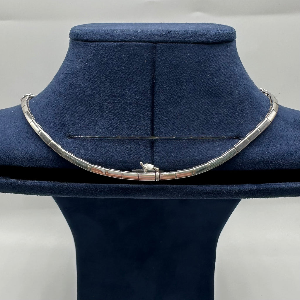18K White & Rose Gold White & Champagne Diamond Necklace with Detachable Pendant – 8.00ct DN068 IIJJJ