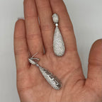 18K White Gold Diamond Earrings – 6.02CT DIER0118
