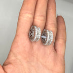 14K White Gold Diamond Earrings – 3.32CT Diamonds PJE4988A-009