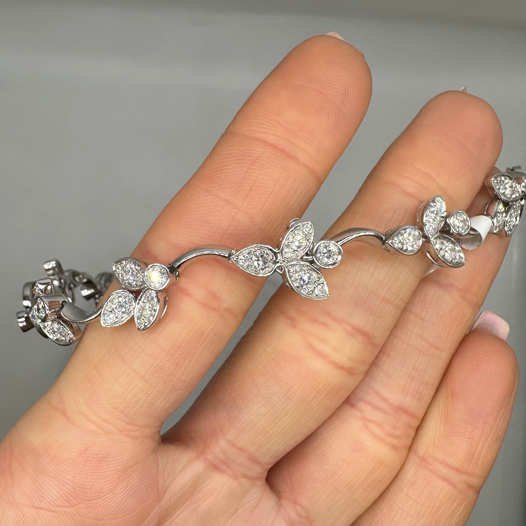 18K White Gold Diamond Necklace – 8.30ct Diamonds DN0047 TLJJ