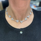 18K White Gold Diamond Necklace – 8.30ct Diamonds DN0047 TLJJ
