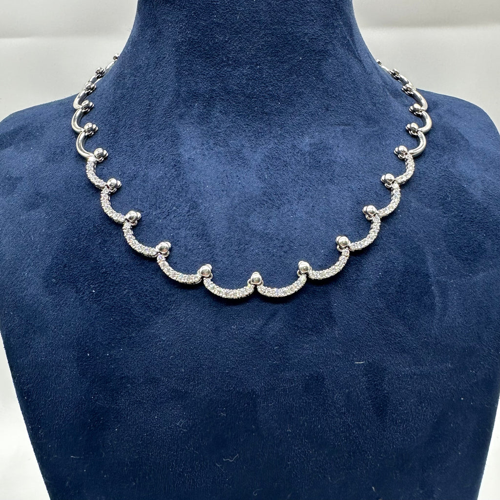 18K White Gold Diamond Necklace – 2.10ct Diamonds DN110 ILTJ