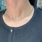 18K White Gold Diamond Necklace – 2.10ct Diamonds DN110 ILTJ