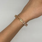18K Rose Gold Pavé Diamond Bangle Bracelet – 1.75CT DBAN027 GNJJ