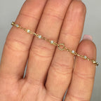 18K Yellow Gold Pendant Necklace with 15.02ct Opal & 1.40ct Diamonds COLN0052 GNJJ