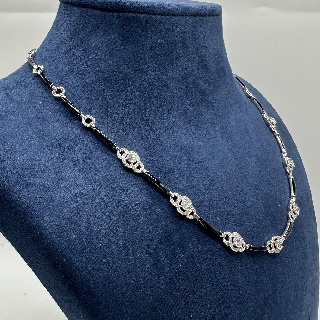 18K White Gold Diamond Necklace – 2.31ct Diamonds DN0028 NIEJ