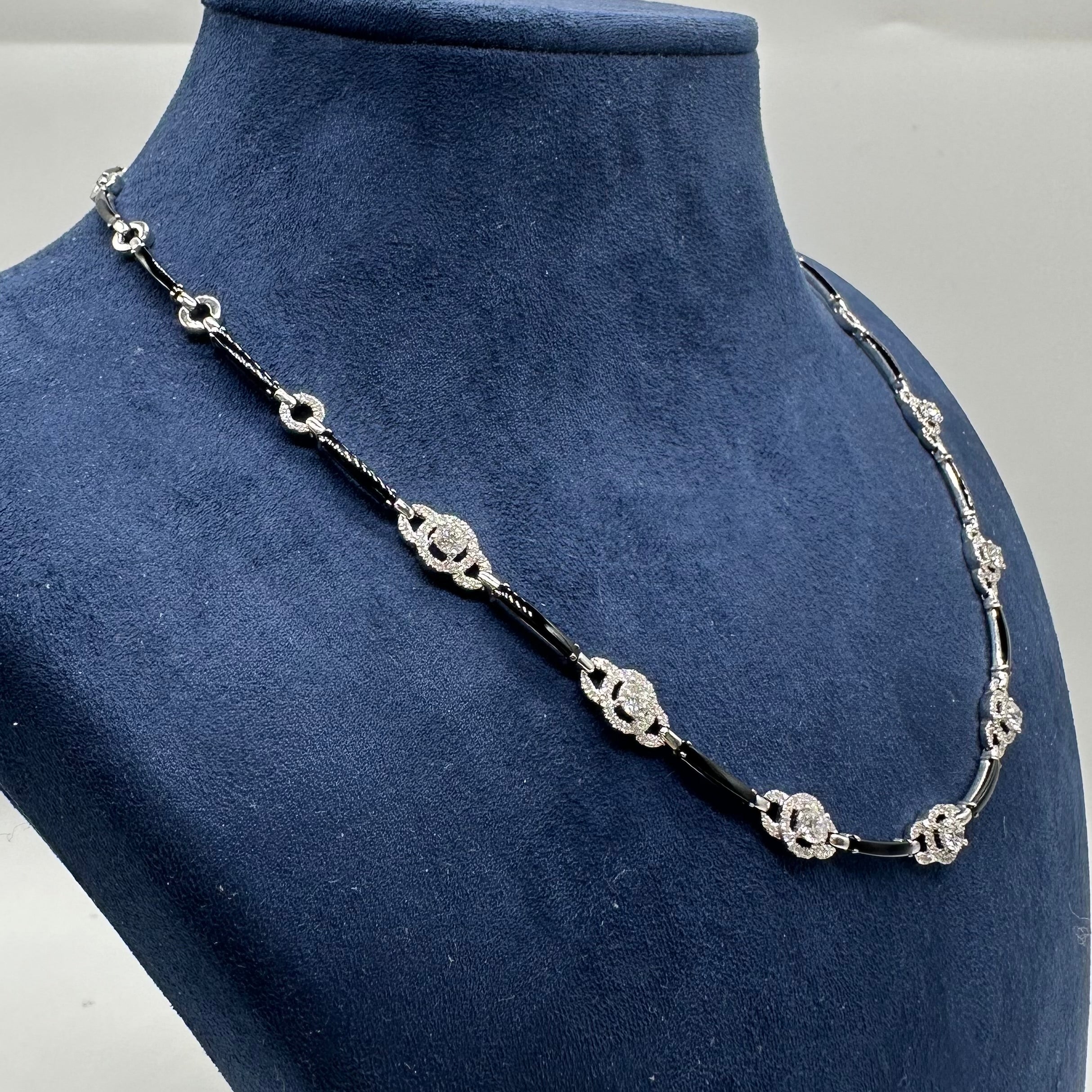 18K White Gold Diamond Necklace – 2.31ct Diamonds DN0028 NIEJ