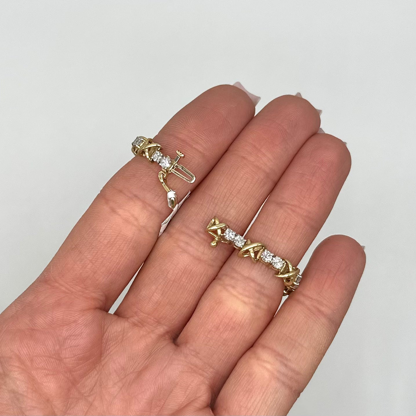14K Yellow Gold 3.20 Ct Diamond Bracelet