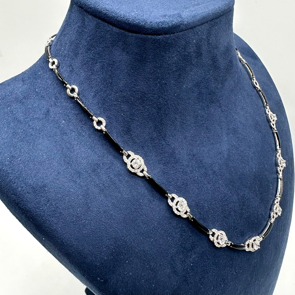 18K White Gold Diamond Necklace – 2.31ct Diamonds DN0028 NIEJ