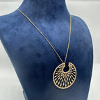 18K Yellow Gold Diamond Pendant Necklace – 1.94 CT Diamonds DN0078 ILEJ