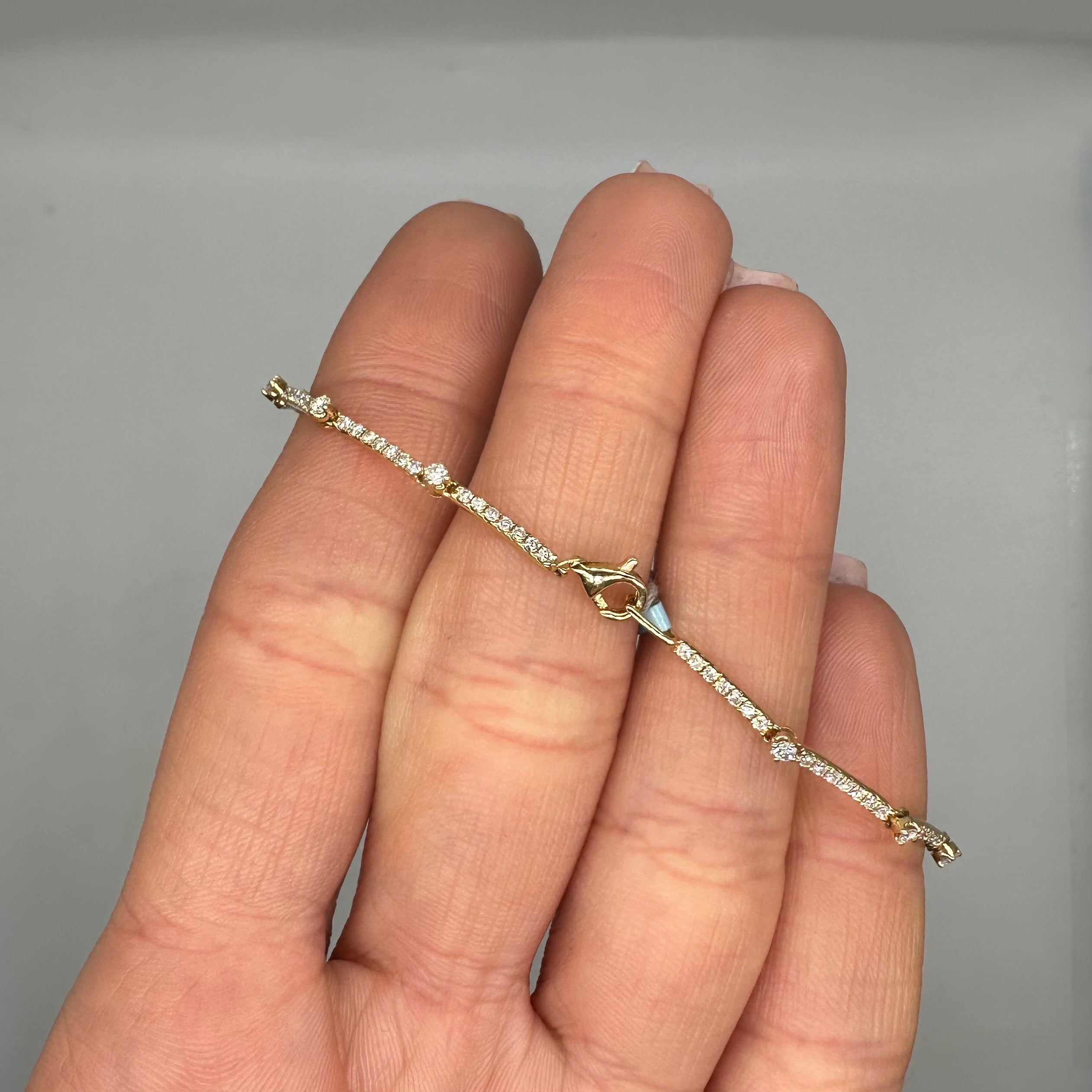 18K Yellow Gold Diamond Drop Necklace – 4.70 CT Diamonds NK02169