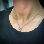 14K White Gold Lab Grown Diamond Necklace – 2.72ct G/VVS2 DP071 IJJJ