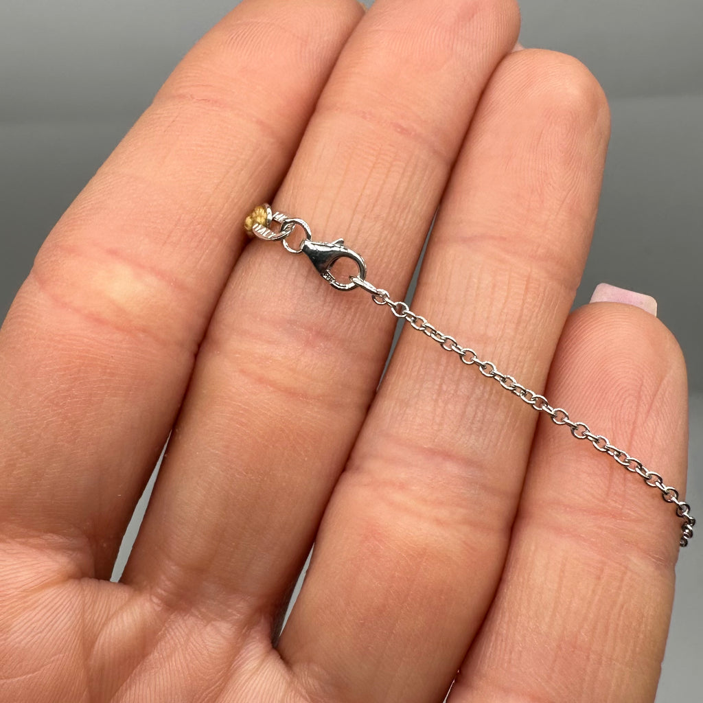 14K White Gold Lab-Grown Diamond Pendant Necklace – 3.55ct  IGJJ