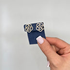 14K Yellow Gold 1.85 Ct Diamond Earrings