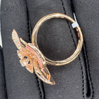 14K Rose Gold Pink Mother of Pearl & Diamond Ring – 1.41CT G/VS2  PJR68698-KP-001 IZET __etsy:8112727721