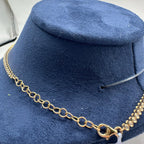 14K Yellow Gold Bezel-Set Natural Diamond Necklace – 4.45CT F-G / VS2-SI1 PJN6160-011 TZJJ __etsy:8116079245