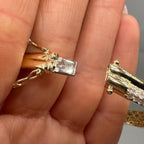 14K Yellow Gold Diamond Pave Bangle Bracelet – 2.54CT Natural Round Diamonds PJB6397-001 __etsy:8116060925
