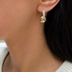 14K Yellow Gold Natural Diamond Earrings – 0.87CT G/VS2 KVE00328-012 IAEJ __etsy:8064568720