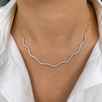 14K Yellow Gold Natural Diamond Necklace – 2.45CT F-G / VS2-SI1 KVN00388-001 __etsy:8116320065