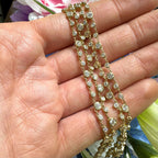 14K Yellow Gold Necklace with 6.89CT Round Diamonds ARJNL0004-003 __etsy:8045804242