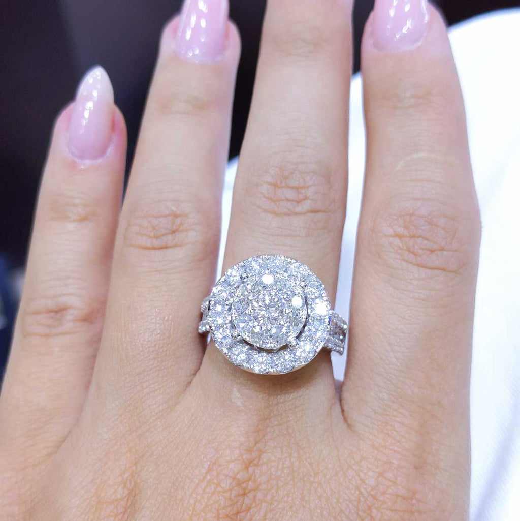 3.00 CT Diamond Statement Ring DR046