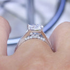 EGL Certified 1.20 CT CE Cushion Cut Diamond Engagement Ring CUSHDR010