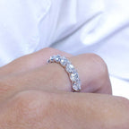3.15CT Round Diamonds Eternity Wedding Band WB038