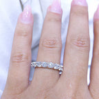 3.15CT Round Diamonds Eternity Wedding Band WB038